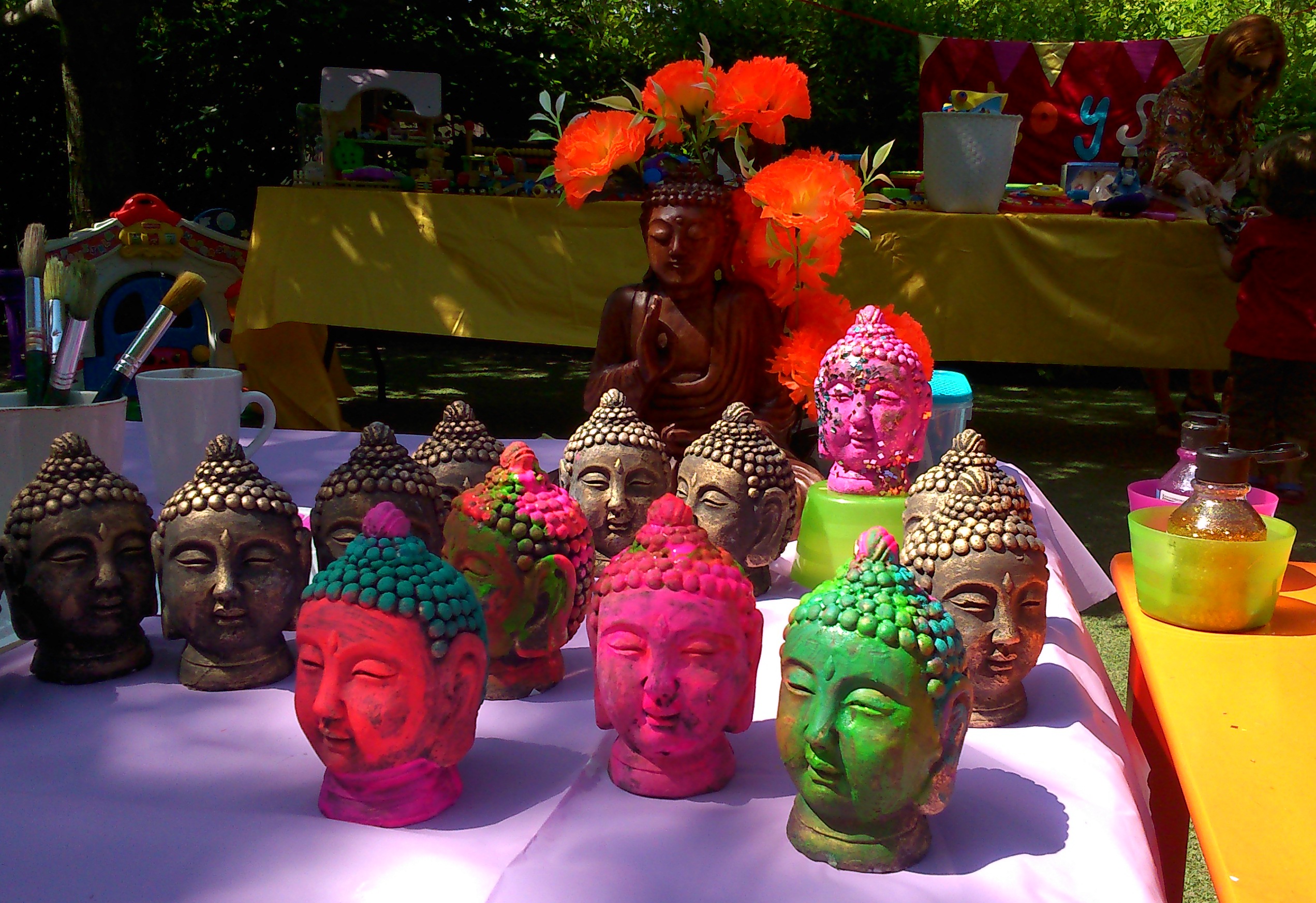 Summer Fayre 2014 - Painted Buddha Heads.jpg
